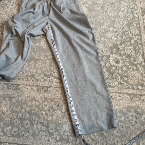 Abercrombie & Fitch Women Gray Dress Pants Size 12 - Picture 7 of 9